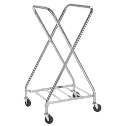 Servocomfort Verrijdbaar rek voor waszakken Verrijdbare standaard, alleen | Breedte = 43 cm, diepte = 36 cm, hoogte verstelbaar 93 - 108 cm